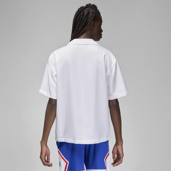 Jordan Men's Sport x Fédération Française de Basketball Warm-Up Top White Jordan Men's Sport x Fédération Française de Basketball Warm-Up Top White image number 1
