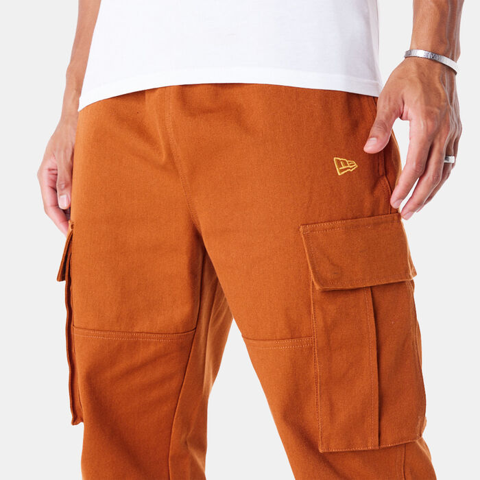 New Era Men's Logo Cargo Pants Brown New Era Men's Logo Cargo Pants Brown image number 2