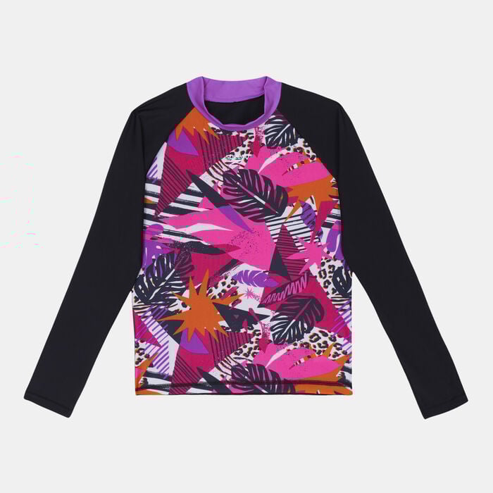 Speedo Kids' Printed Long Sleeve Rashguard T-Shirt Multi-Color Speedo Kids' Printed Long Sleeve Rashguard T-Shirt Multi-Color image number 0