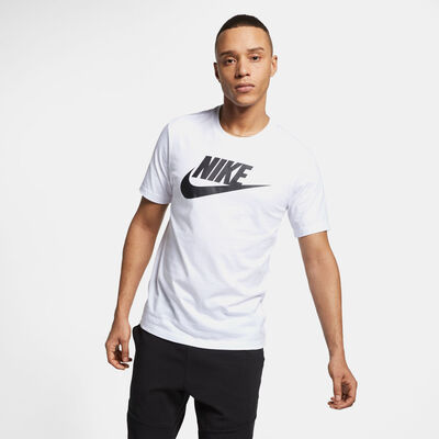 Nike Men's Sportswear Icon Futura T-Shirt White