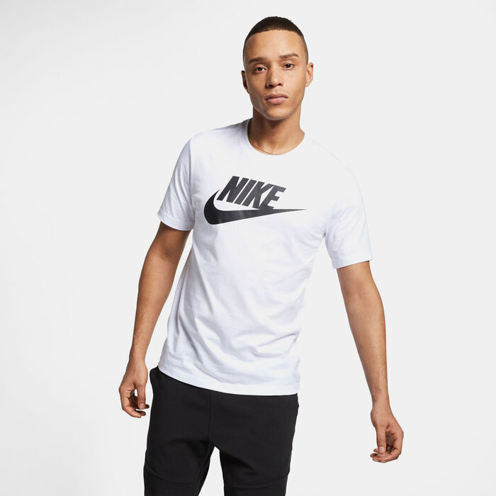 Nike Men's Sportswear Icon Futura T-Shirt White image number 0