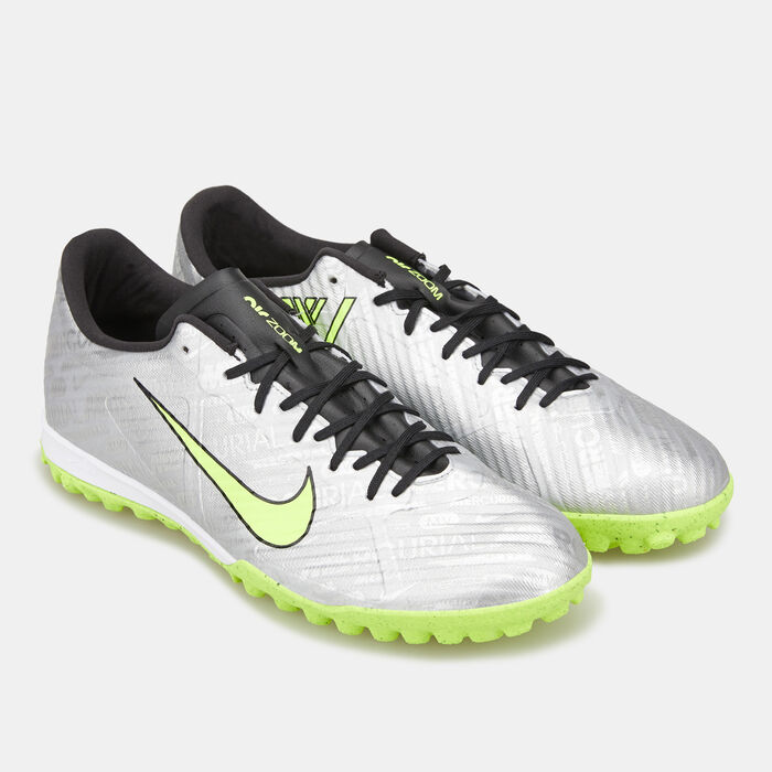 Nike Men's Zoom Mercurial Vapor 15 Academy XXV Turf Football Shoe Silver image number 1