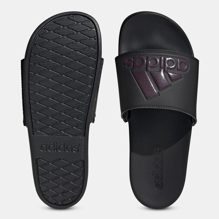 adidas Women's Adilette Comfort Slides Black adidas Women's Adilette Comfort Slides Black image number 4