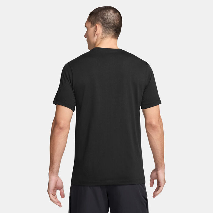 Nike Men's Court Tennis Graphic T-Shirt Black Nike Men's Court Tennis Graphic T-Shirt Black image number 1