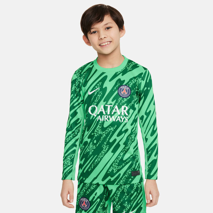 Nike Kids' Paris Saint-Germain 24/25 Goalkeeper Replica Football Jersey Green Nike Kids' Paris Saint-Germain 24/25 Goalkeeper Replica Football Jersey Green image number 0