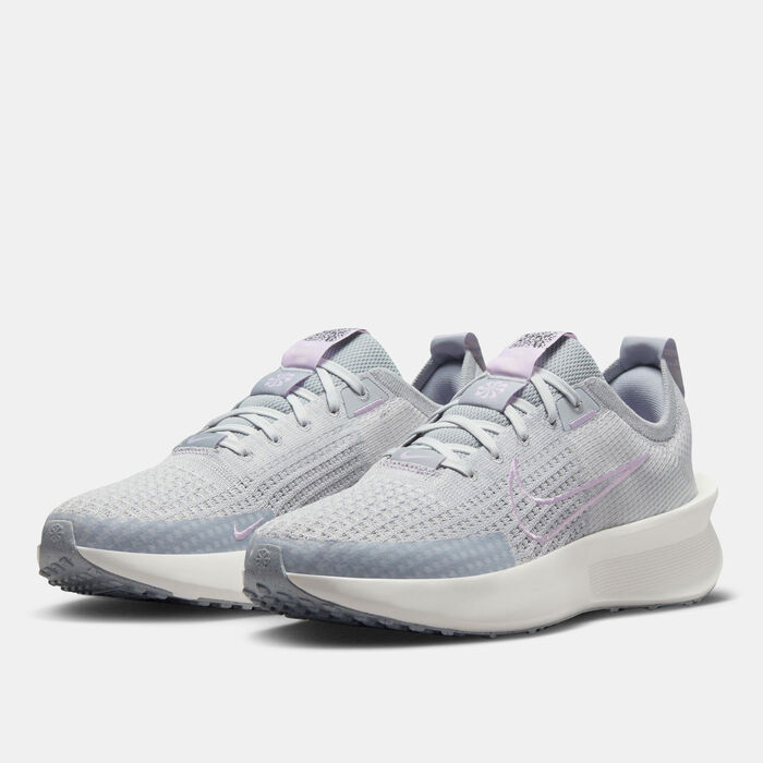 Nike Women's Interact Road Running Shoes Grey image number 1