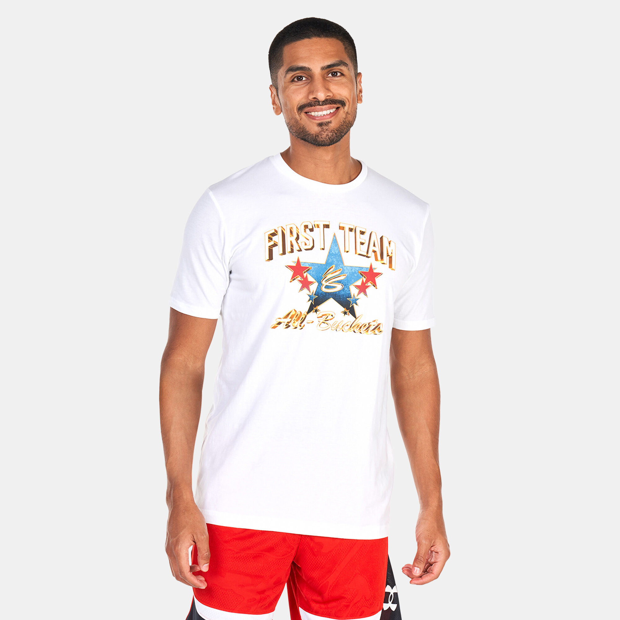 Buy Under Armour Men s Curry All Star Game T Shirt White in KSA SSS