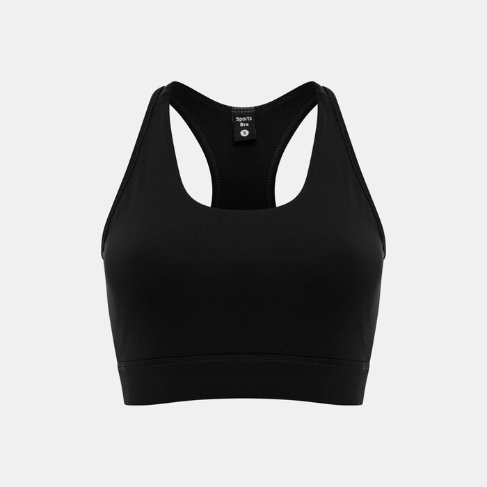 Sun and Sand Sports Women's Classic Medium-Support Sports Bra Black image number 0