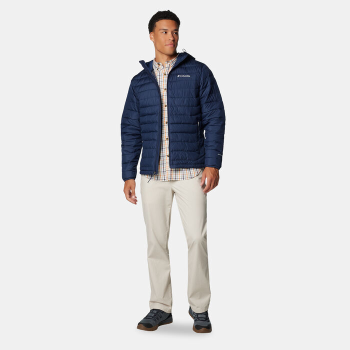 Columbia Men's Powder Lite II Hiking Puffer Jacket Blue Columbia Men's Powder Lite II Hiking Puffer Jacket Blue image number 2