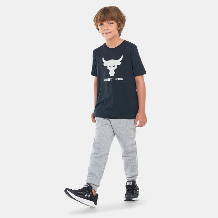 Under Armour Kids' Project Rock Brahma Bull T-Shirt Black Under Armour Kids' Project Rock Brahma Bull T-Shirt Black image number 4