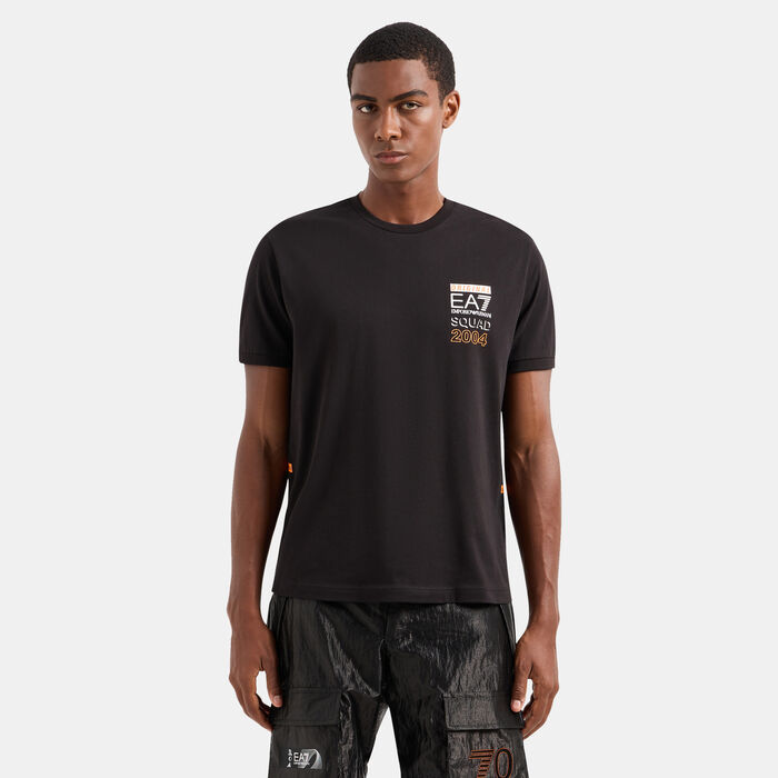 EA7 Emporio Armani Men's Graphic Series T-Shirt Black EA7 Emporio Armani Men's Graphic Series T-Shirt Black image number 1