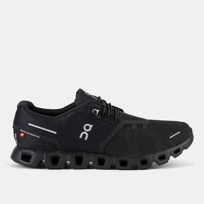 On Men's Cloud 5 Running Shoes Black On Men's Cloud 5 Running Shoes Black image number 0