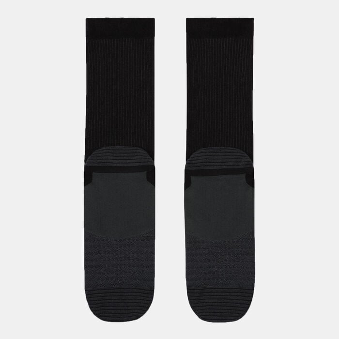 Nike Men's Dri-FIT Trail Running Crew Socks (1 Pair) Black image number 2