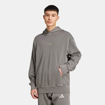adidas Men's ALL SZN Washed Hoodie Black adidas Men's ALL SZN Washed Hoodie Black