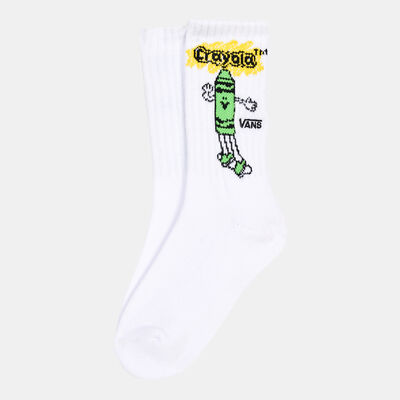 Vans Kids' x Crayola Crew Socks White Vans Kids' x Crayola Crew Socks White