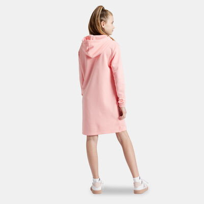 adidas Kids' Brand Love Hooded Dress Pink adidas Kids' Brand Love Hooded Dress Pink