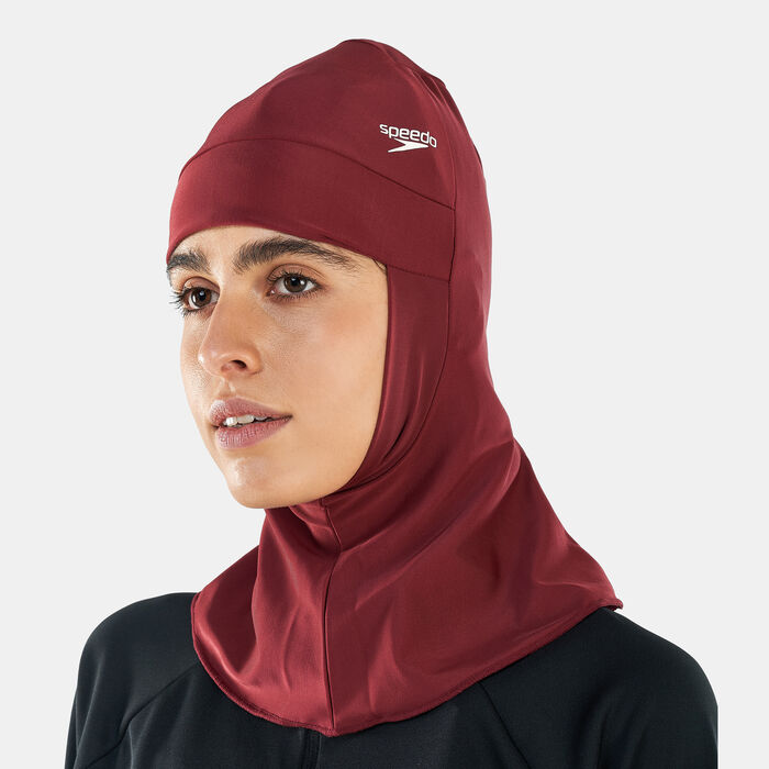 Speedo Women's Modest Deluxe Head Cover White image number 0