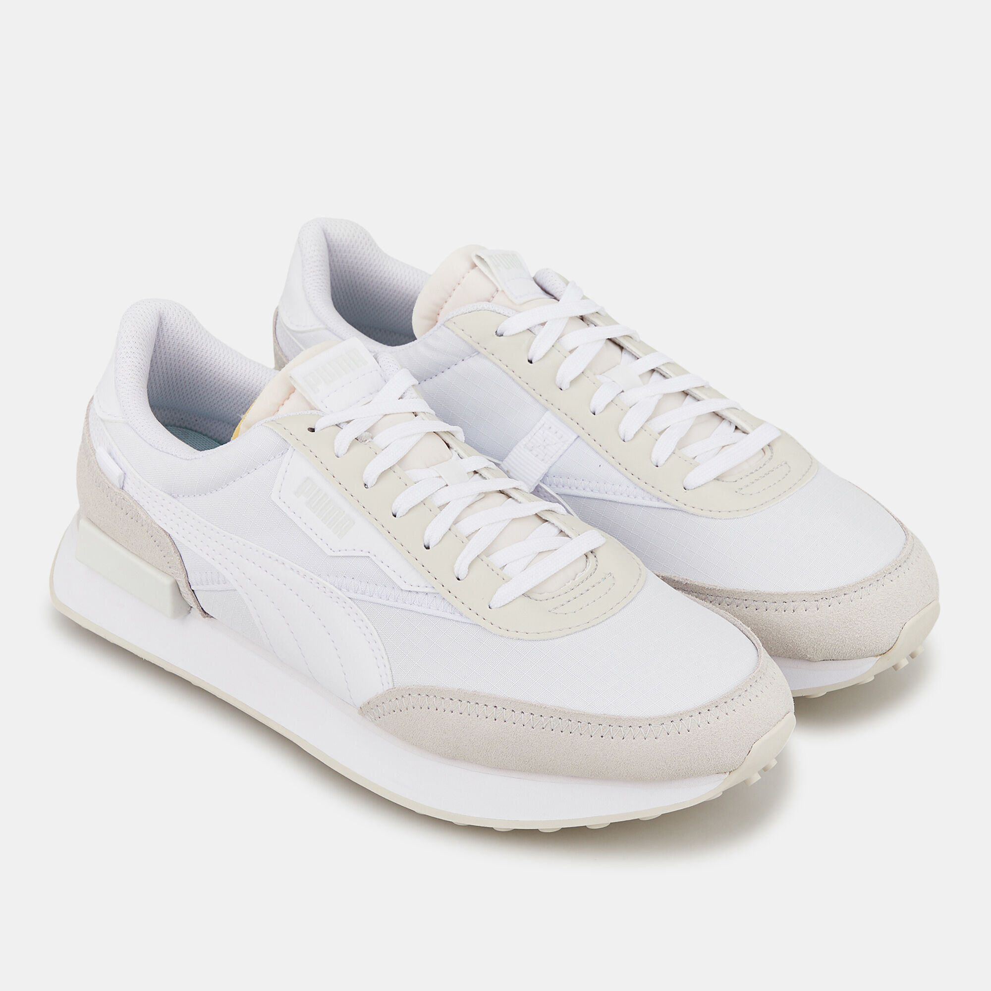 Puma future rider luxe white top