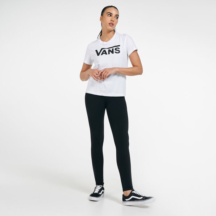 Vans Women's Flying V Crew T-Shirt White Vans Women's Flying V Crew T-Shirt White image number 2