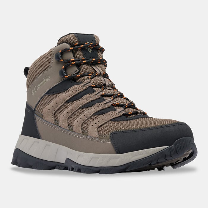 Columbia Men's Strata Trail Mid Waterproof Boots Brown Columbia Men's Strata Trail Mid Waterproof Boots Brown image number 1