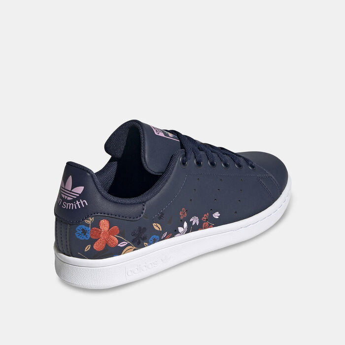 adidas Originals Kids' Stan Smith Shoes Blue adidas Originals Kids' Stan Smith Shoes Blue image number 2