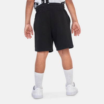 PUMA Kids' Essentials+ Logo Lab Shorts Black