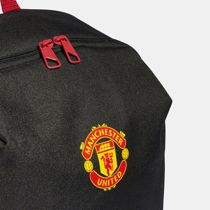 adidas Men's Manchester United Backpack Black image number 4