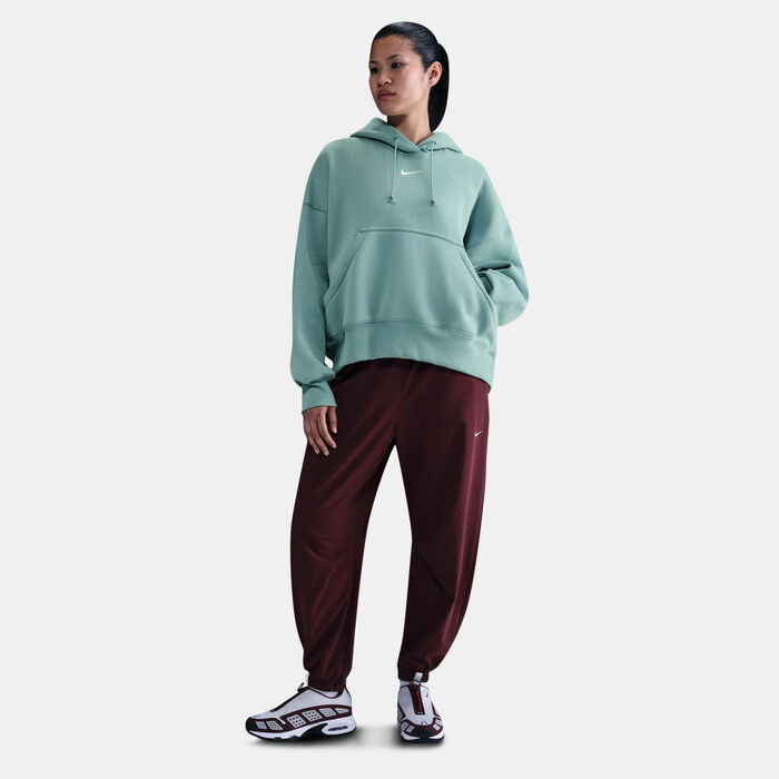 Nike Women's Sportswear Phoenix Fleece Hoodie Grey image number 2