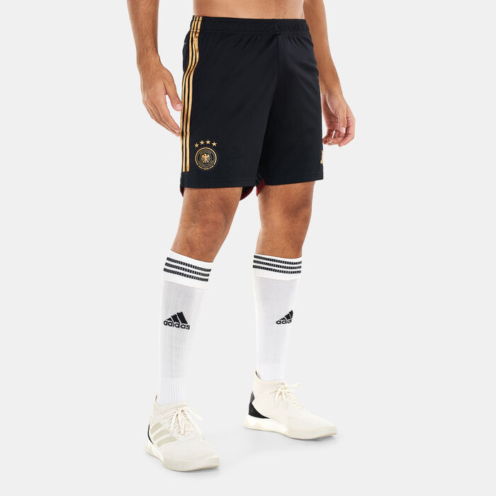 adidas Men's Germany Stadium Away Shorts - 2022 Black image number 0