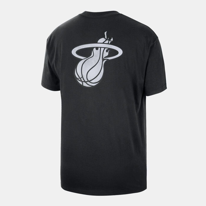 Nike Men's NBA Miami Heat City Edition Courtside Max90 T-Shirt - 2023/24 Black Nike Men's NBA Miami Heat City Edition Courtside Max90 T-Shirt - 2023/24 Black image number 1