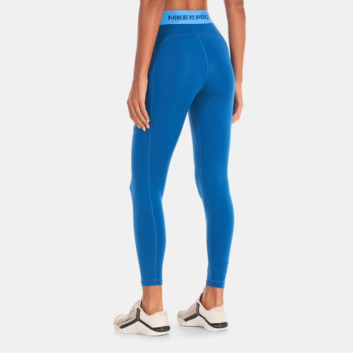 Buy Nike Women's Pro Dri-FIT Graphic Leggings Blue in KSA -SSS