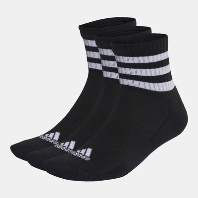 adidas Men’s 3-Stripes Cushioned Sportswear Mid-Cut Socks (3 Pack) Multi-Color adidas Men’s 3-Stripes Cushioned Sportswear Mid-Cut Socks (3 Pack) Multi-Color