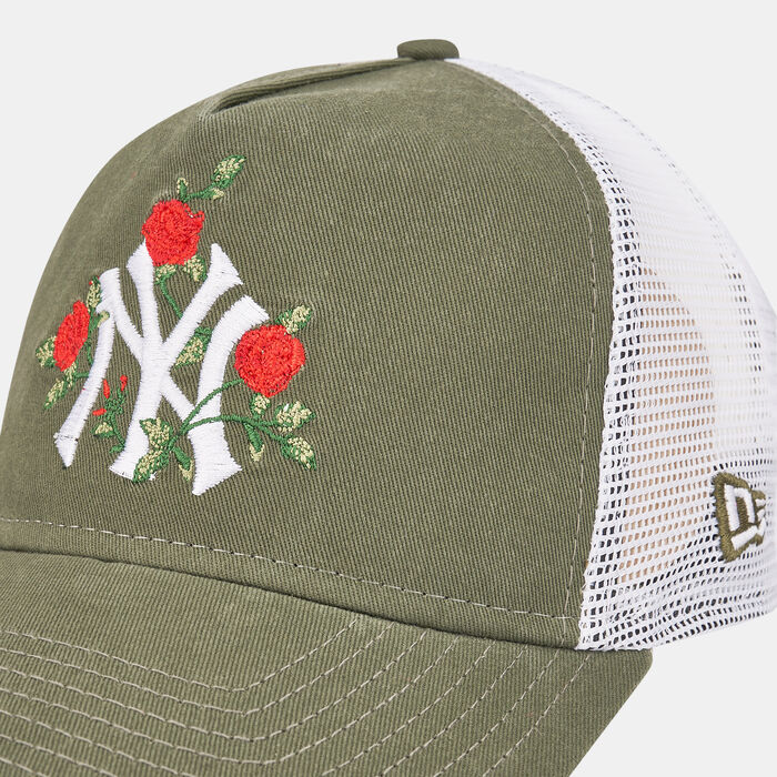 New Era New York Yankees 'Flower' 9FORTY A-Frame Snapback Black/Floral