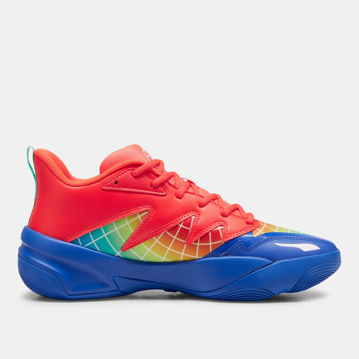 PUMA Men's Genetics Marcus Smart Basketball Shoes Red PUMA Men's Genetics Marcus Smart Basketball Shoes Red image number 2