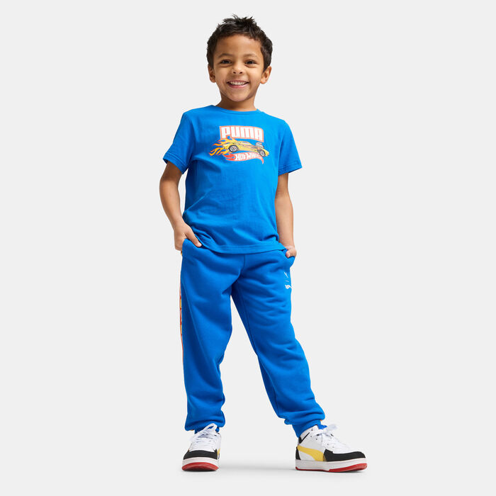 PUMA Kids' HOT WHEELS Graphic T-Shirt Blue PUMA Kids' HOT WHEELS Graphic T-Shirt Blue image number 2