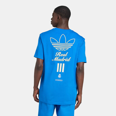 adidas Men's Real Madrid Icon Graphic T-Shirt Blue