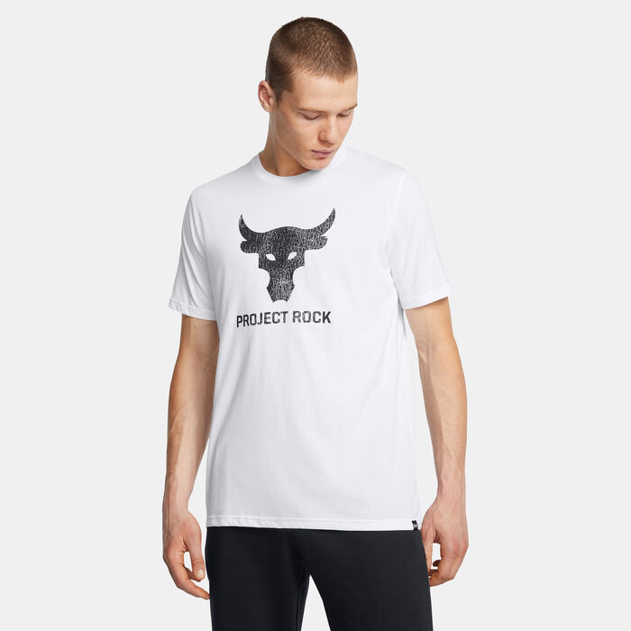 Under Armour Men's Project Rock Payoff Graphic T-Shirt White image number 0