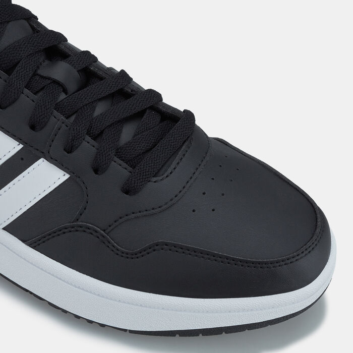 adidas Men's Hoops 3.0 Mid Classic Vintage Shoe Black image number 5