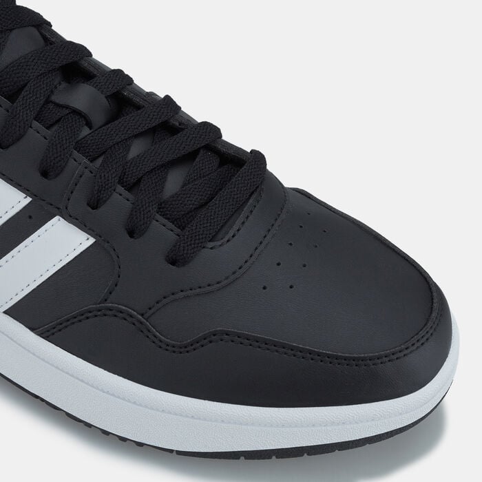 adidas Men's Hoops 3.0 Mid Classic Vintage Shoe Black adidas Men's Hoops 3.0 Mid Classic Vintage Shoe Black image number 5