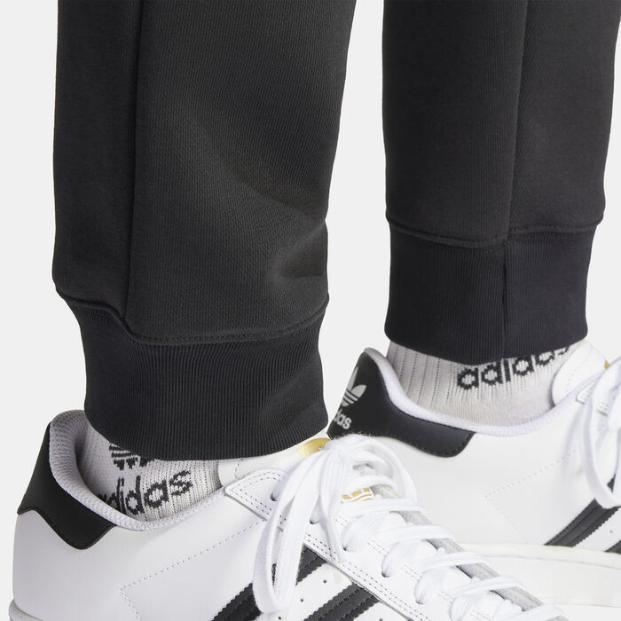 adidas Originals Men's Trefoil Essentials Cargo Pants Black adidas Originals Men's Trefoil Essentials Cargo Pants Black image number 3
