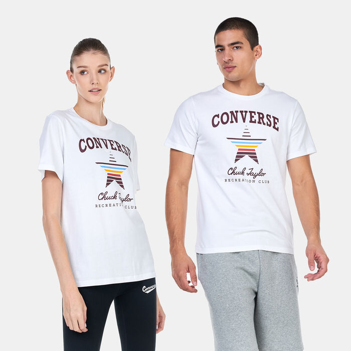 Converse Go-To Chuck Taylor Retro T-Shirt White Converse Go-To Chuck Taylor Retro T-Shirt White image number 0