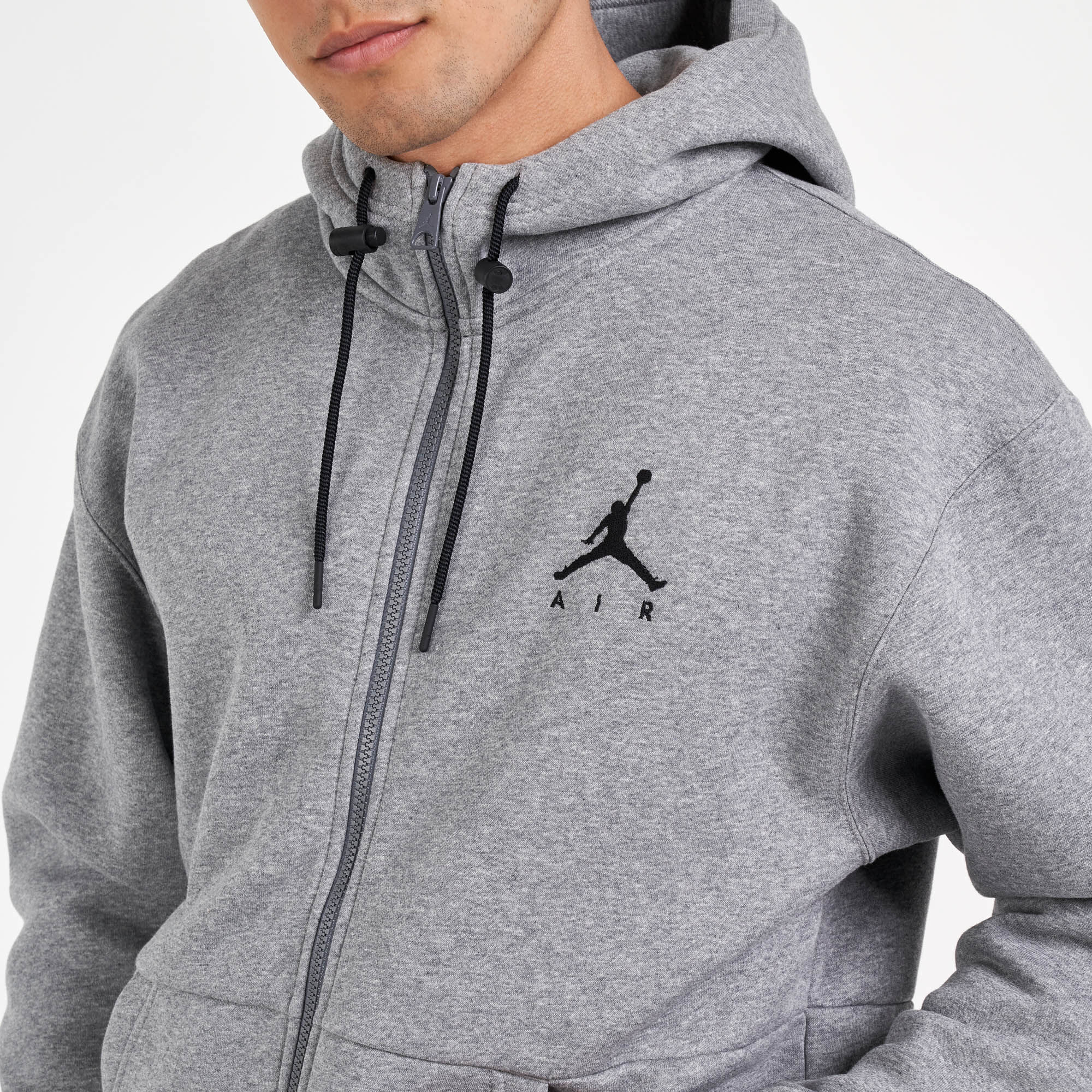 Buy Jordan Men s Jumpman Air Full Zip Hoodie Grey in KSA SSS