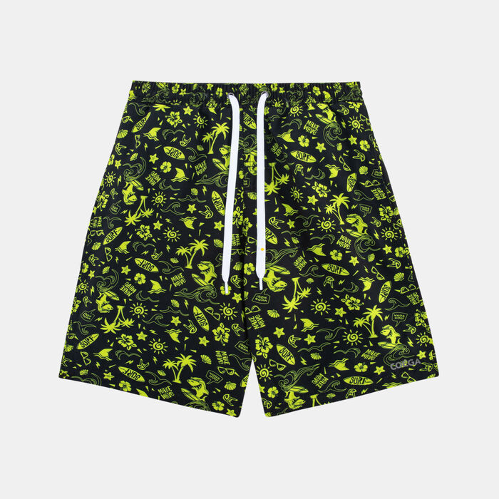 COEGA Kids' Allover Print Swimming Shorts Black COEGA Kids' Allover Print Swimming Shorts Black image number 0