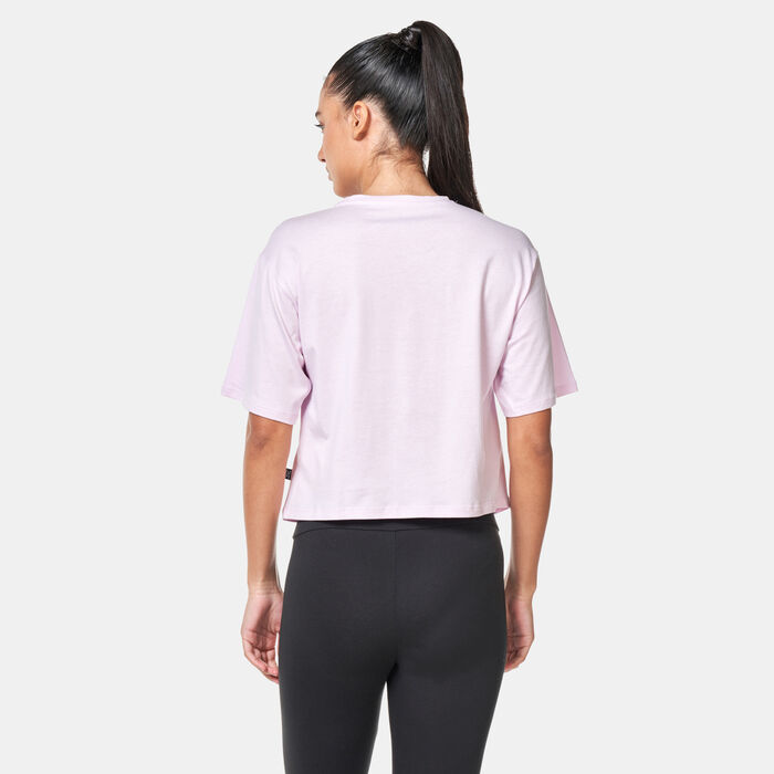 PUMA Women's Essential+ Logo Lab T-Shirt Pink PUMA Women's Essential+ Logo Lab T-Shirt Pink image number 1