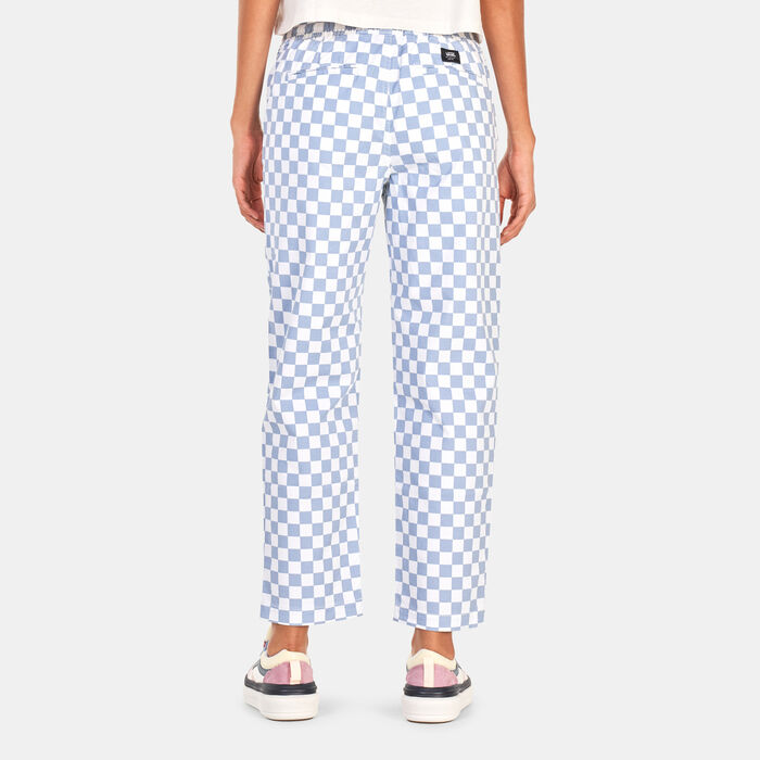 Vans Women's Range Print Pants Blue Vans Women's Range Print Pants Blue image number 1