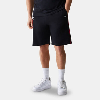 New Era Men's NBA Chicago Bulls Piping Graphic Shorts Black