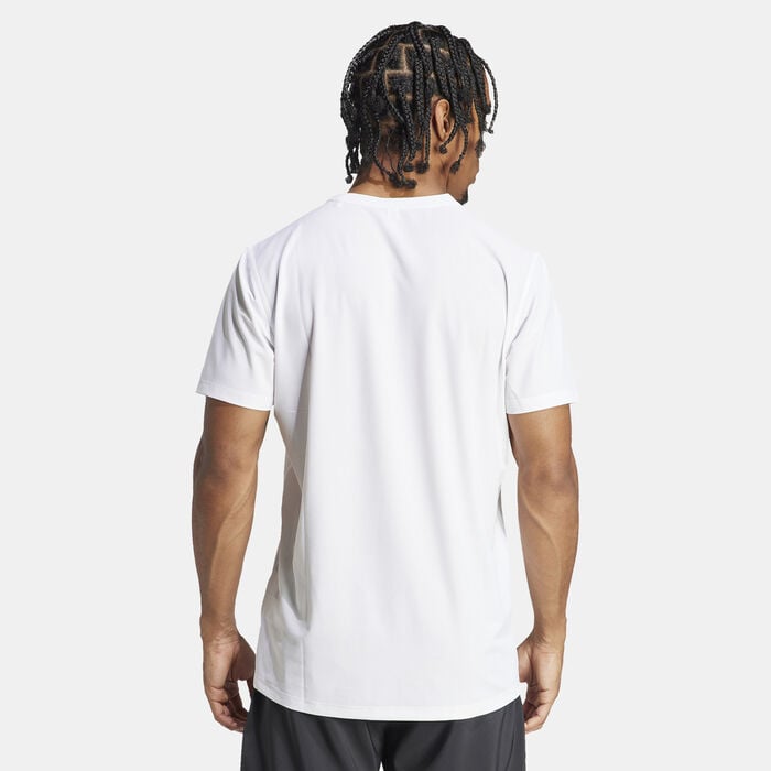 adidas Men's Own the Run T-Shirt White adidas Men's Own the Run T-Shirt White image number 1