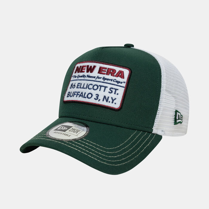 New Era Men's Vintage 9FORTY A-Frame Trucker Cap Green New Era Men's Vintage 9FORTY A-Frame Trucker Cap Green image number 1
