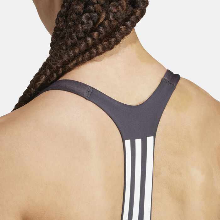 adidas Women's Powerimpact Medium-Support Training Bra Grey image number 4