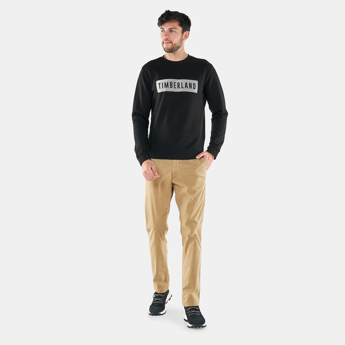 Timberland Men's Oyster River Brand Carrier Sweatshirt Black Timberland Men's Oyster River Brand Carrier Sweatshirt Black image number 2